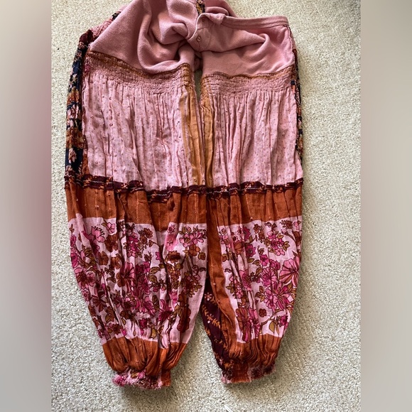 Free People Light Magic Henley Top Pink Cream S - Picture 5 of 9